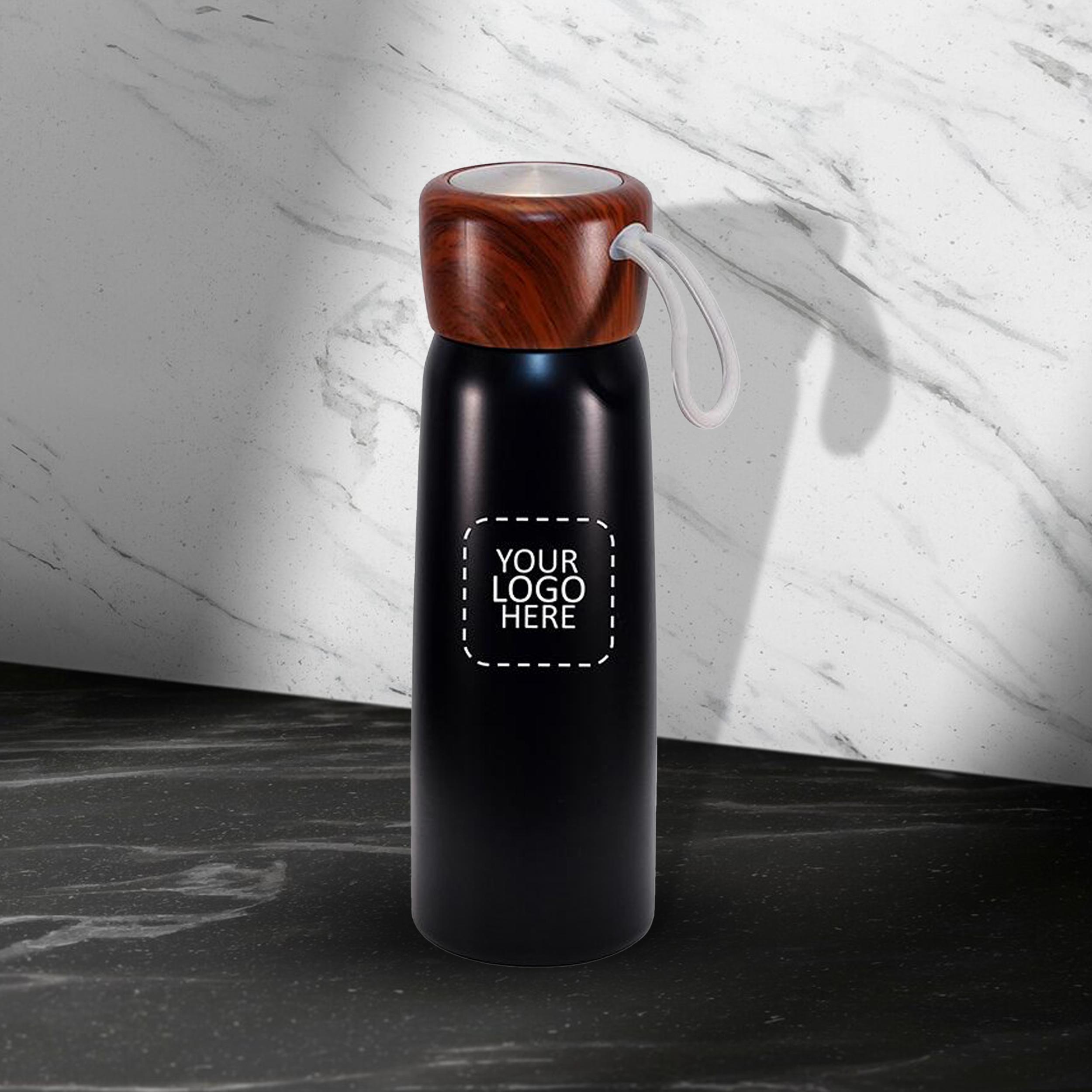 Eco Friendly Sports Water Bottle With Bamboo Lid with Logo